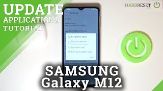 How to Stop Auto Update Apps in Samsung Galaxy M12?