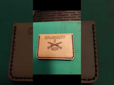 Collection of leather wallet  we've made. #leather #leatherwallet #creality