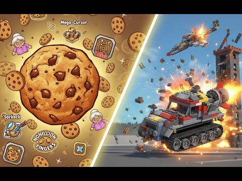 Cookie clicker vs brick rigs