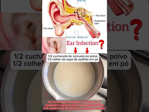 Ear infection remedy | remedio para la infeccion de oido | remédio para infecção de ouvido #shorts