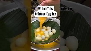 Chinese Street Style Egg Fry in 30 Seconds #chinsesefood #streetfood #egg #chefwire