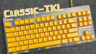 NovelKeys Classic TKL Proto Yellow Build and Sound Test