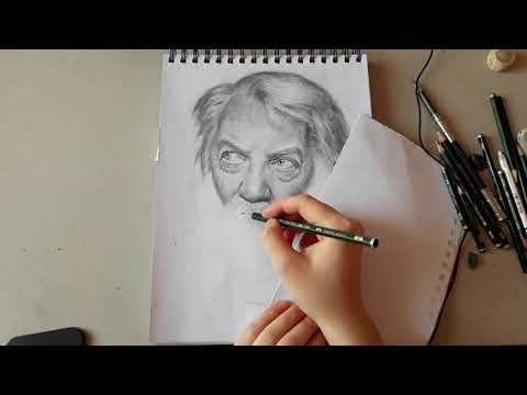 Donald Sutherland | Pencil Drawing