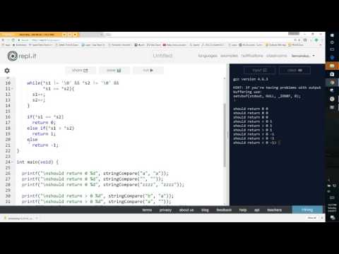Beginning C - Part 14 Create your own string functions