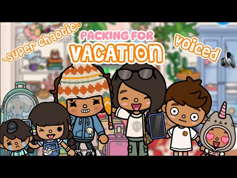 Packing for vacation! |Toca roleplay 🎀 | |Voiced|