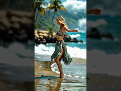Beach Dance! #leonardoai #aimodel #beach #dance #aloha