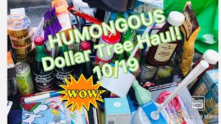 HUMONGOUS Dollar Tree Haul!!🛍 Plus Bonus footage! Oct 19