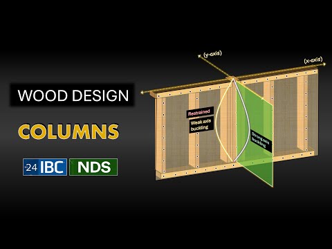 How to Design Wood Columns | Design Example : IBC & NDS