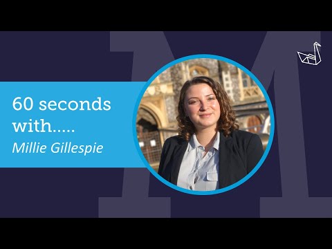 60 Seconds with......Millie Gillespie