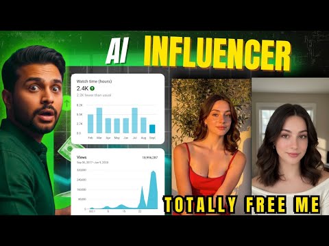 100% Real Dikhne Wala AI Influencer Kaise Banaye? | Free AI Tools Step By Step