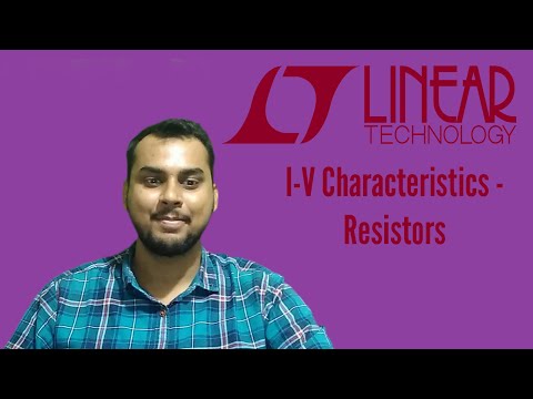 LtSpice I-V Characteristics | Pure Resistor