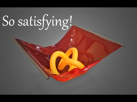 Satisfying stretchy cloth animation