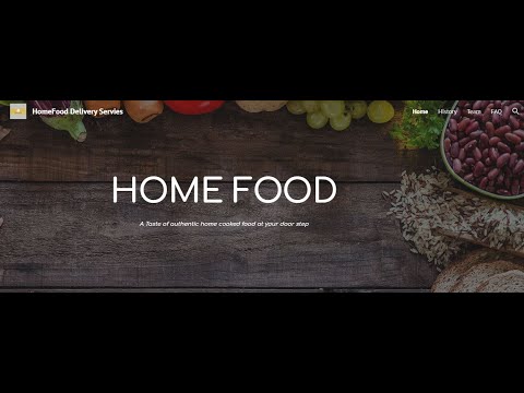 HomeFood - Food Delivery Service | Project Presentation