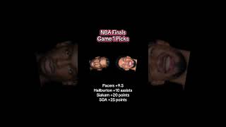 NBA Finals OKC vs Pacers Game 1 predictions and picks #nbapicks #nbapredictions