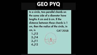 Must-Solve Geometry PYQs for CAT!  #catexam #cat2025  #iim #education #catquantseries #catexamformba