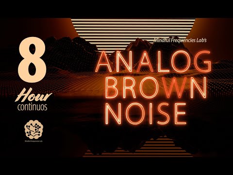 8 Hours of Analog Brown Noise | Deep Focus Sound for Studying, Writing Reading & Deep Work Ambience