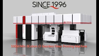 8 Colors Film Gearless Flexo Printing Machine