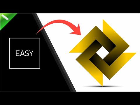 How to create 3D swirl Logo design in coreldraw| inner logo | coreldraw tutorial in Urdu and Hindi