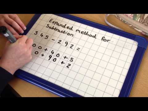 Expanded Method for Subtraction