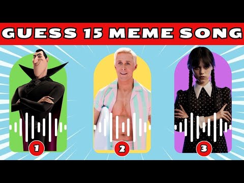 🔊 Guess Who's SINGING...! ✅🎤 | 15 CHARACTERS | Wednesday, barbie,billie eilish,mario,Skibidi Dom Dom