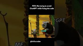 Me:I don't need to check ChatGPT's code. Also me:Okay, maybe just a little peek 😂"#DeveloperProblems