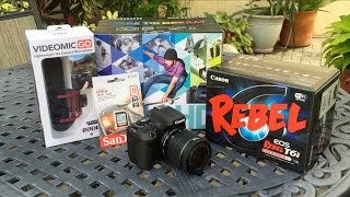 Canon T6i Creator Kit Unboxing - #SSSVEDA | Youtube starter kit