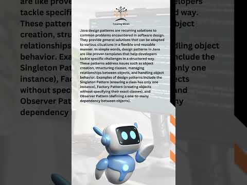 Introduction to Java Design Patterns.
