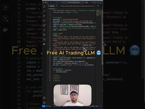 Free AI Trading LLM! For now...