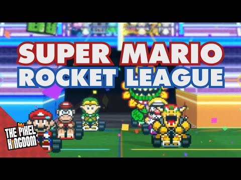 Rocket League, but with Super Mario.