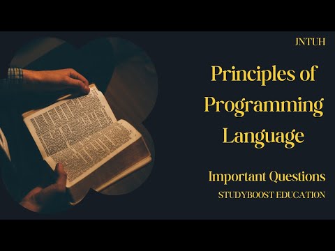 PRINCIPLES  OF PROGRAMMING || Important Questions PRINCIPLES  OF PROGRAMMING||MOST IMPORTANT JNTUH