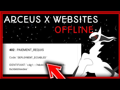 ARCEUS X WEBSITE DOWN
