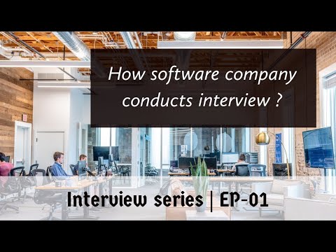 How software company conducts interview for Freshers | interview series | Ep -01