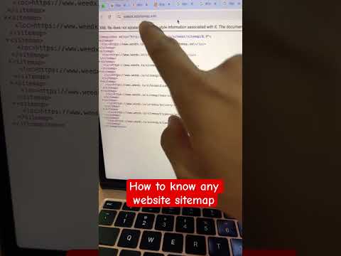 How to know any website sitemap #sitemap #seo #xml