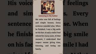 Listening to My Father 👨 | A Short Moral Story about Respect