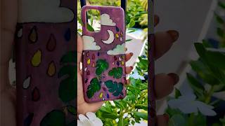 DIY Painting on phone cover #youtubeshorts #short #diy #viral