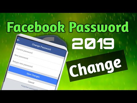 How to change facebook password in hindi 2019