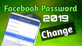 How to change facebook password in hindi 2019