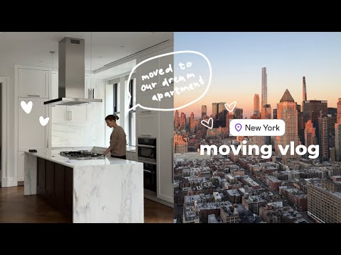 NYC moving vlog + empty apartment tour | let's move to our dream apartment in the city!