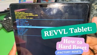 REVVL Tablet: How to Hard Reset (Factory Reset) || t mobile revvl tablet hard reset