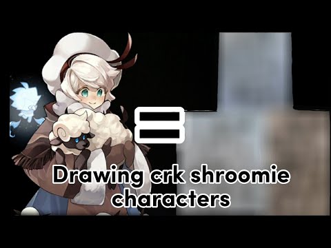 Drawing crk shroomie characters with my FRIENDS... |   Cookie Run Kingdom