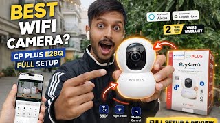 🔥BEST HOME SECURITY CAMERA UNDER BUDGET CP PLUS E28Q Wireless CCTV Camera Unboxing & Review #review