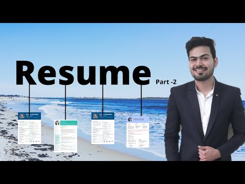 How to write best Resume-part 2