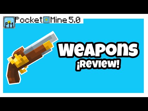 Weapons PocketMine-MP 5.0 Plugin | [FREE DOWNLOAD] | MINECRAFT PE 1.19.80 - 1.20+ | Guns
