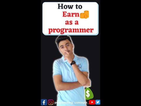 How to earn as a programmer | How to make money using coding #shorts #short
