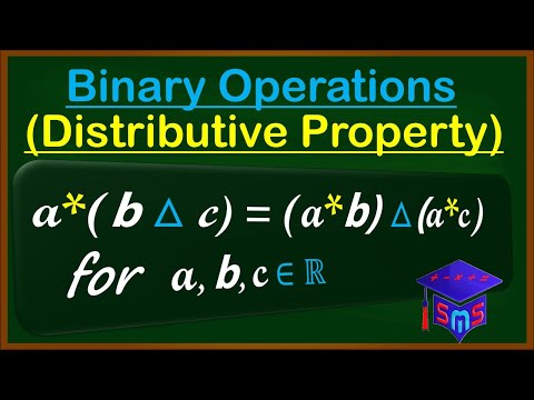 Distributive Property of Binary Operations Well Explained with Examples