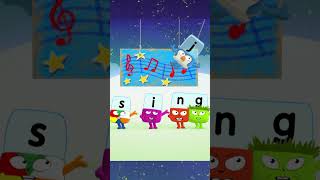 Let's Spell 'SING', 'RING', & 'KING'  👑 | Learn to Spell | Alphablocks #shorts