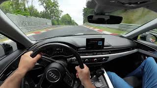 My first lap with my Audi A4 2.0tdi quattro on Nürburgring Nordschleife 🤔