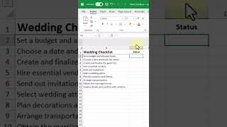 Here’s how to use the NEW #checkbox feature in #excel! #exceltips #exceltricks #exceltutorial