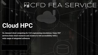 Cloud HPC - Demo for OpenFOAM CFD analyses on an HPC cluster