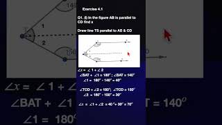 9th Math Solutions: EXERCISE 4.1 Q1 (i) GEOMETRY- Angles and Triangles - Tamil Nadu State Board